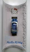RELOJ de PULSERA de DISNEY SANRIO HELLO KITTY con correa de cuero