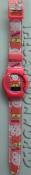 RELOJ de PULSERA de LCD de DISNEY, PEPPA PIG barro