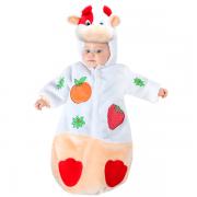 ROBE COSTUME Masque de CARNAVAL de la VACHE FRUTTOLO 3-6 mois