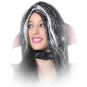 FANTASTIQUE PERRUQUE POUR les Enfants et les ADULTES - MORTICIA Mortisia