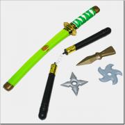 FANTASTICO SET Da TARTARUGHE NINJA - CARNEVALE TRAVESTIMENTI PARTY