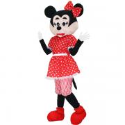 MASCOTTE Maschera Costume TOPOLINA Minnie rossa