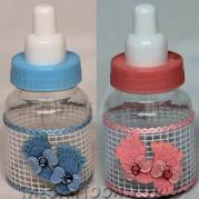 Mariage faveur de POCHE de la BoÃ®te de porta confettis Disney Bouteille de Pins, de rose, de cÃ©leste
