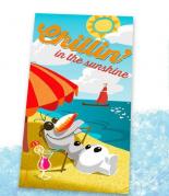 Beach TOWEL / swimming Pool DISNEY FROZEN OLAF 70x140 cm