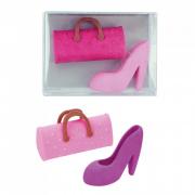 Radiergummi SAMMLUNG - IDEE BOMBONIERA - NACH-PARTY - TASCHE, SCHUHE