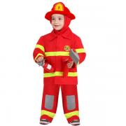 DRESS COSTUME CARNIVAL Mask First Steps - SMALL FIREFIGHTER