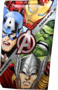 LINEN PLAID FLEECE BLANKET DISNEY AVENGERS Captain America Hulk 100x150 cm