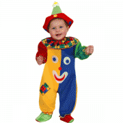ROBE COSTUME Masque de CARNAVAL BÃBÃ - Clown SOURIRE