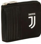 Porte-monnaie porte-monnaie de la JUVENTUS Noir et blanc Officiel Original