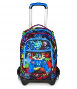 TROLLEY SEVEN JACK 3 RUOTE - GAME LED BOY