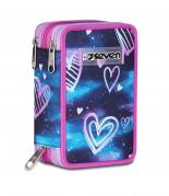 ASTUCCIO 3 ZIP SEVEN  COMPLETO di 45 PEZZI GLOOMY HEART