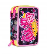 ASTUCCIO 3 ZIP SEVEN COMPLETO di 45 PEZZI - GAME LED GIRL
