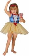 DRESS COSTUME CARNIVAL, DISNEY snow white, 1-2 and 2-3 Years