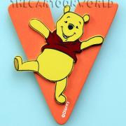 Letters in Wood Adhesive DISNEY WINNIE THE POOH - V