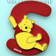 Letters in Wood Adhesive DISNEY WINNIE THE POOH - S