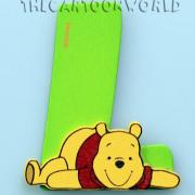 Letters in Wood Adhesive DISNEY WINNIE THE POOH - L