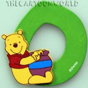 Letters in Wood Adhesive DISNEY WINNIE THE POOH - OR OR