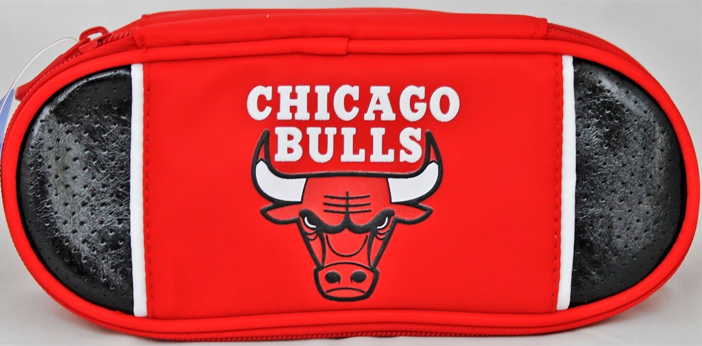 ASTUCCIO Ovale a bauletto Borsello SCUOLA NBA Chicago Bulls ASTUCCIO Ovale a bauletto Borsello SCUOLA NBA Chicago Bulls