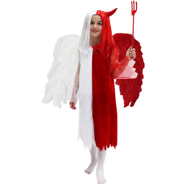 Angioletto Vestito Da Carnevale Costumi Carnevale ANGELO NERO