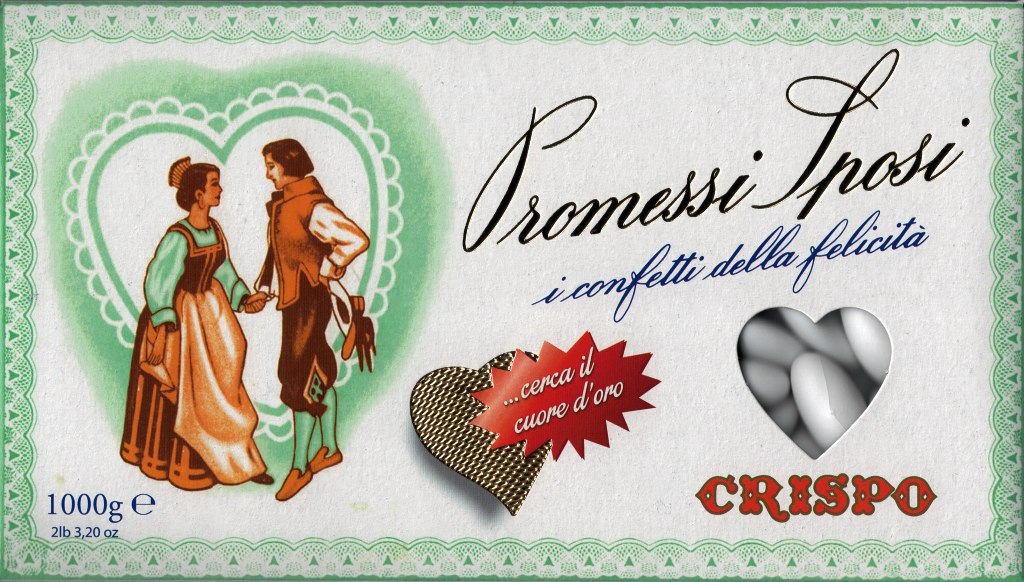 CONFETTI ALLA MANDORLA CRISPO - PROMESSI SPOSI CONFETTI ALLA MANDORLA CRISPO - PROMESSI SPOSI