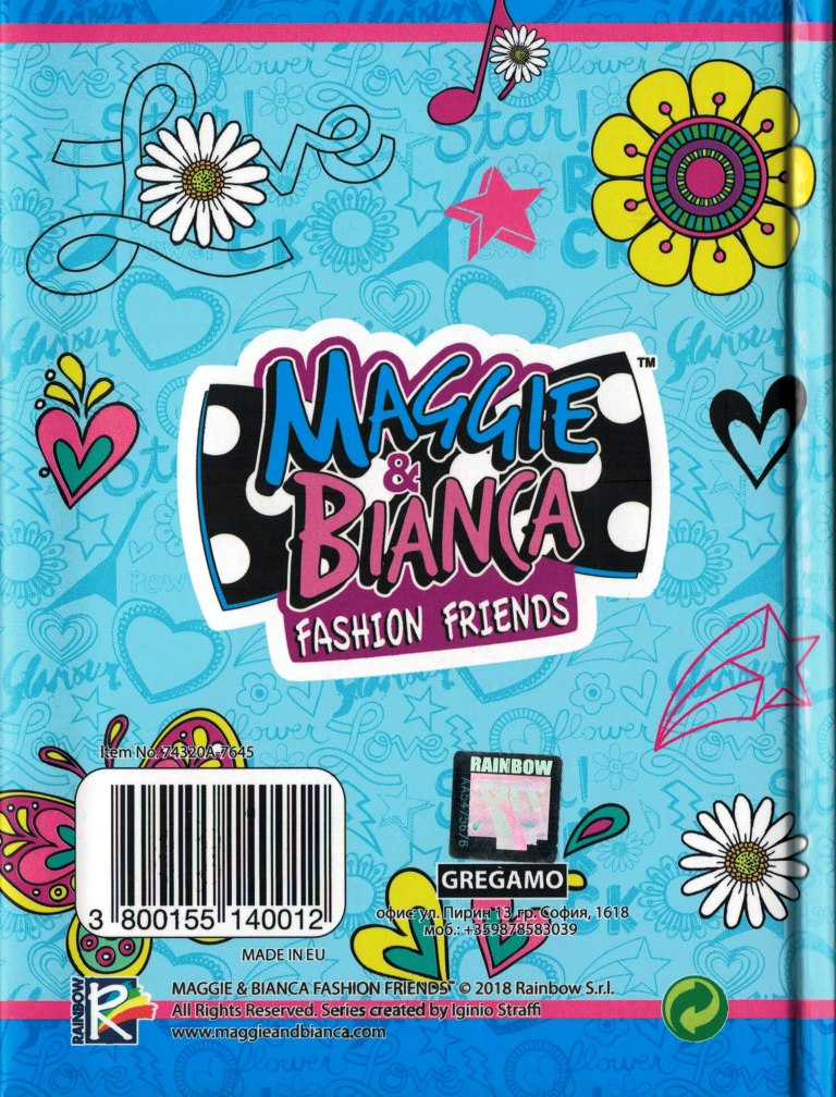 DIARIO AGENDA SCUOLA MAGGIE E BIANCA 10 Mesi a
