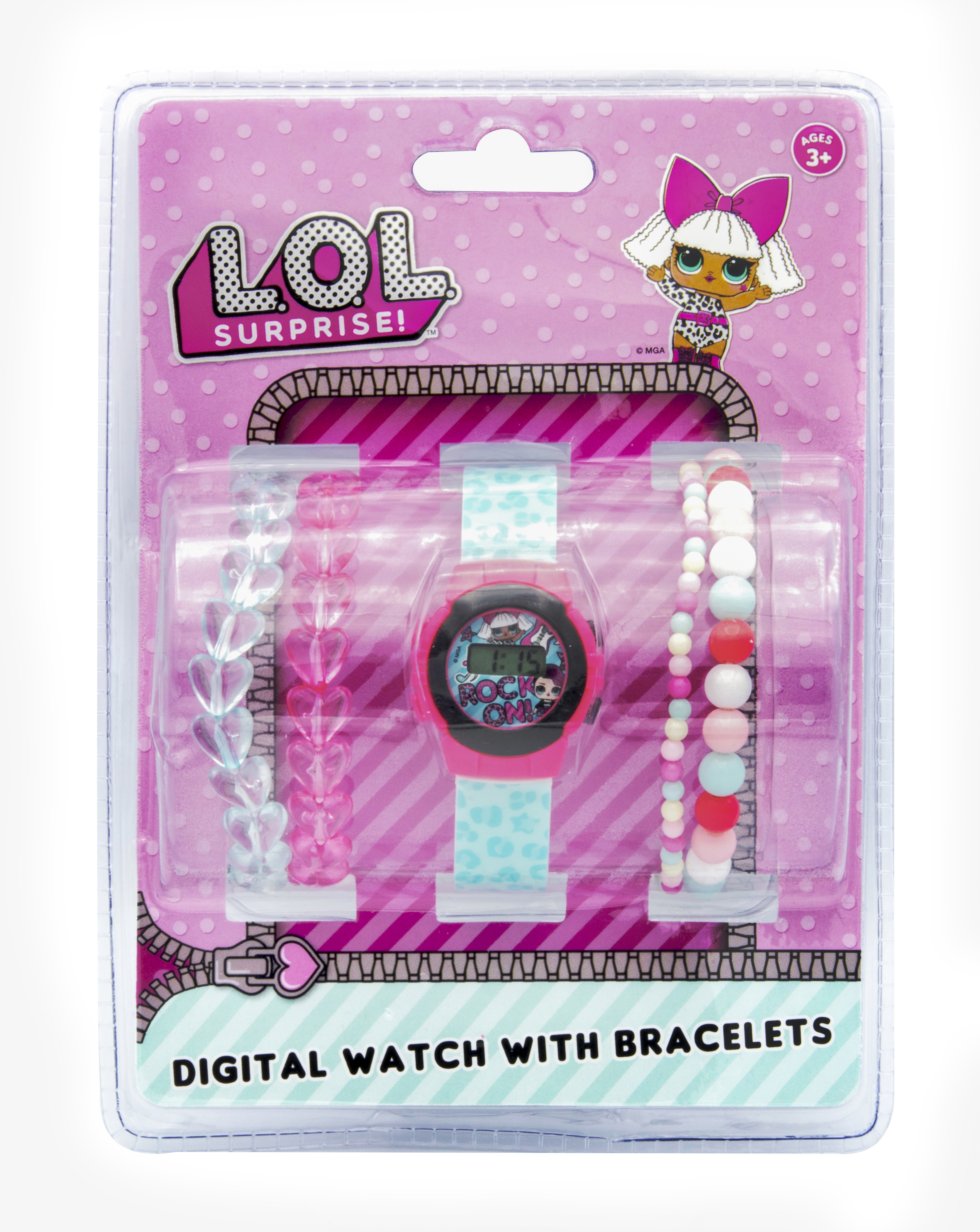 FANTASTICO SET - OROLOGIO DA POLSO piu' 4 BRACCIALETTI LOL SURPRISE FANTASTICO SET - OROLOGIO DA POLSO piu' 4 BRACCIALETTI LOL SURPRISE