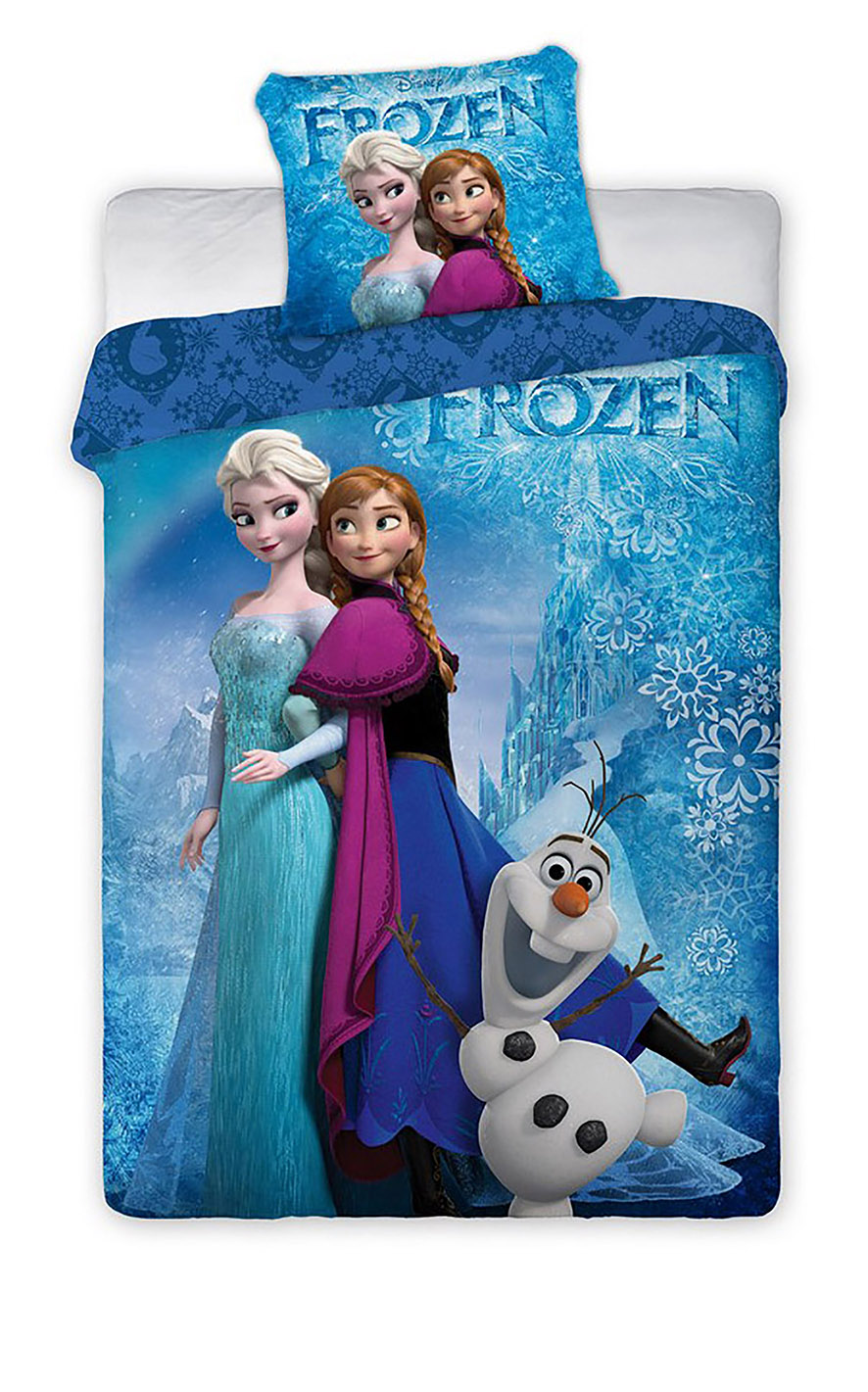 Copripiumino Letto DISNEY FROZEN Elsa e Anna 140 x 200 cm e federa 63 x 63 cm Copripiumino Letto DISNEY FROZEN Elsa e Anna 140 x 200 cm e federa 63 x 63 cm