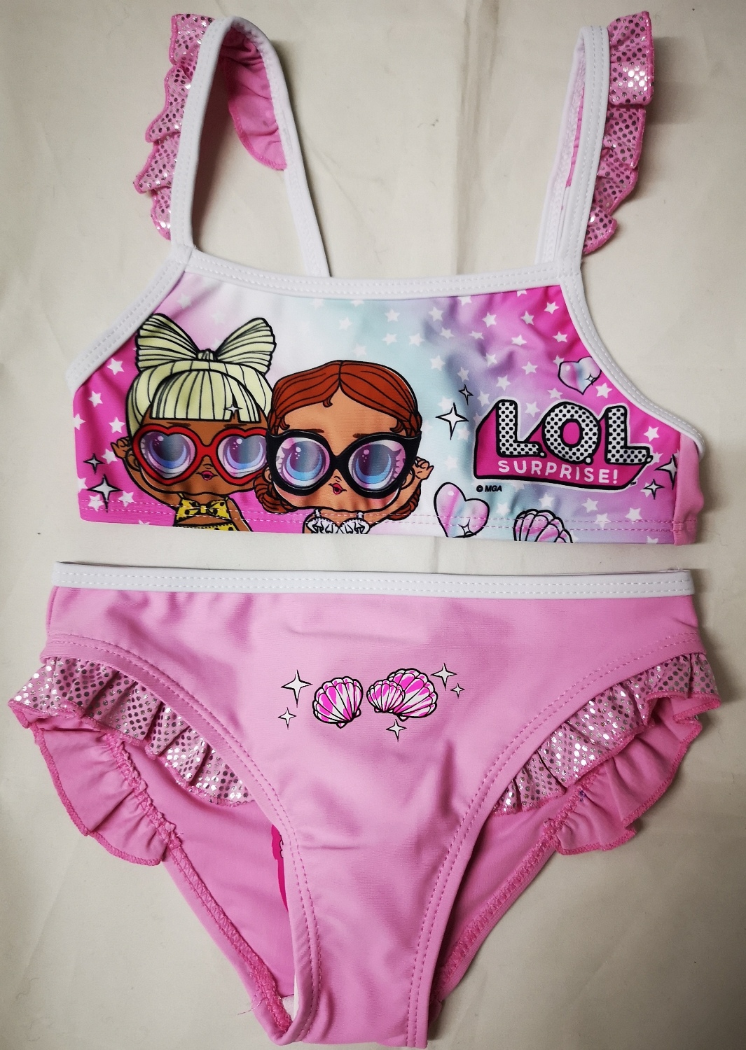 COSTUME MARE / Piscina 2 pezzi Bikini LOL SURPRISE da 5 a 10 anni b COSTUME MARE / Piscina 2 pezzi Bikini LOL SURPRISE da 5 a 10 anni b