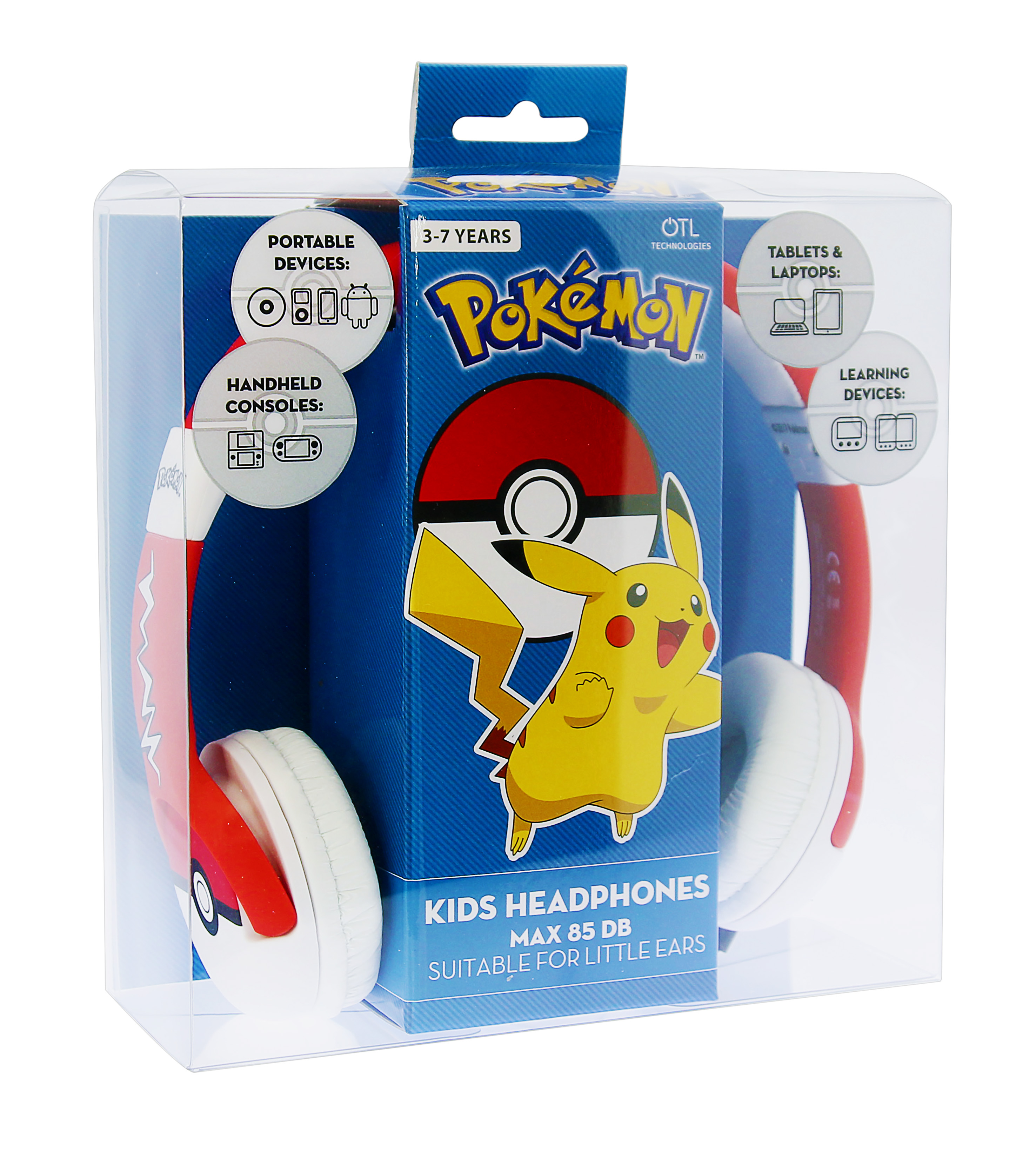 PK0517 - GIOCATTOLI - the cartoon world - Cuffie per bambini POKEMON -  limite di volume di 85 dB