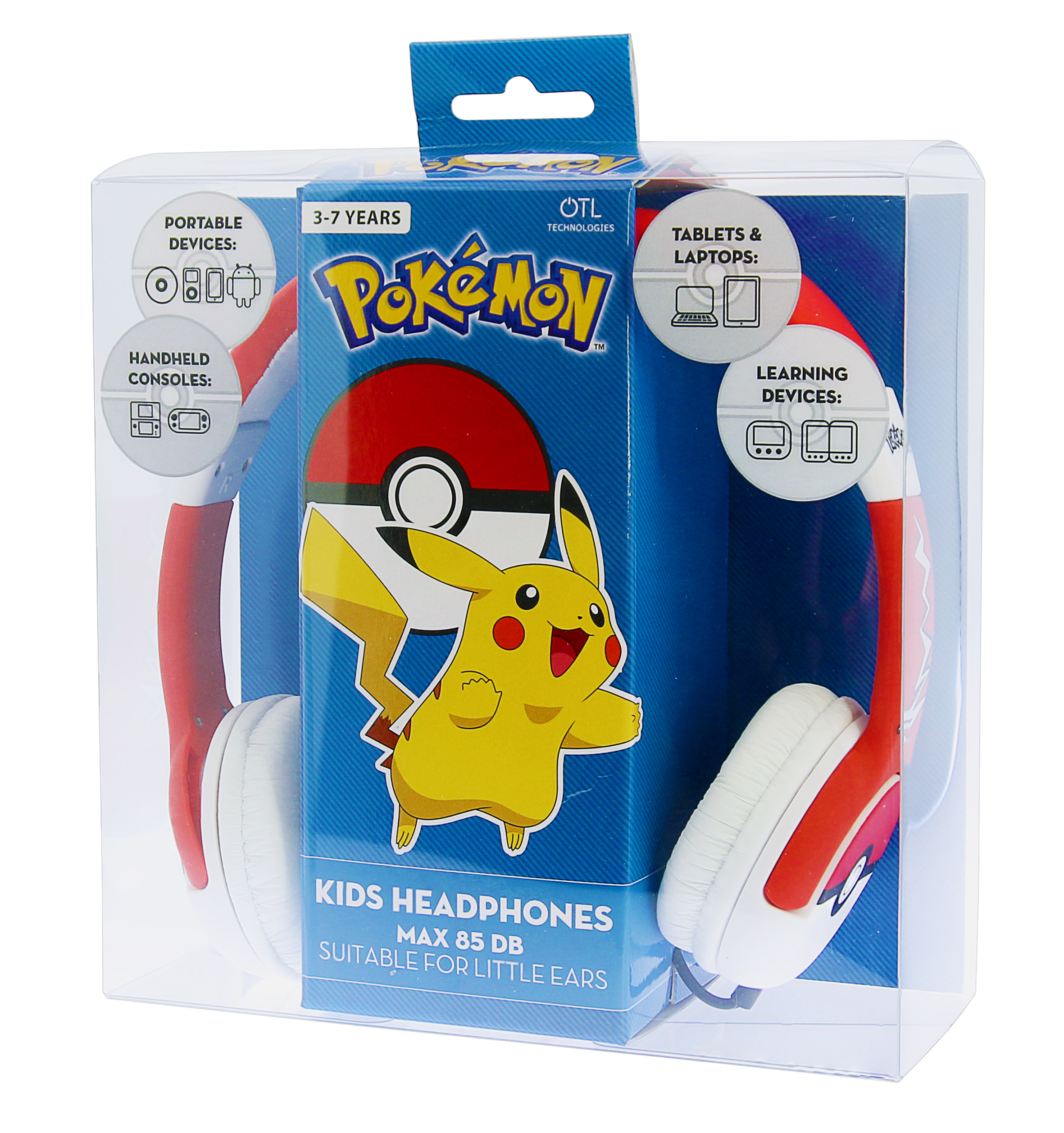 PK0517 - GIOCATTOLI - the cartoon world - Cuffie per bambini POKEMON -  limite di volume di 85 dB