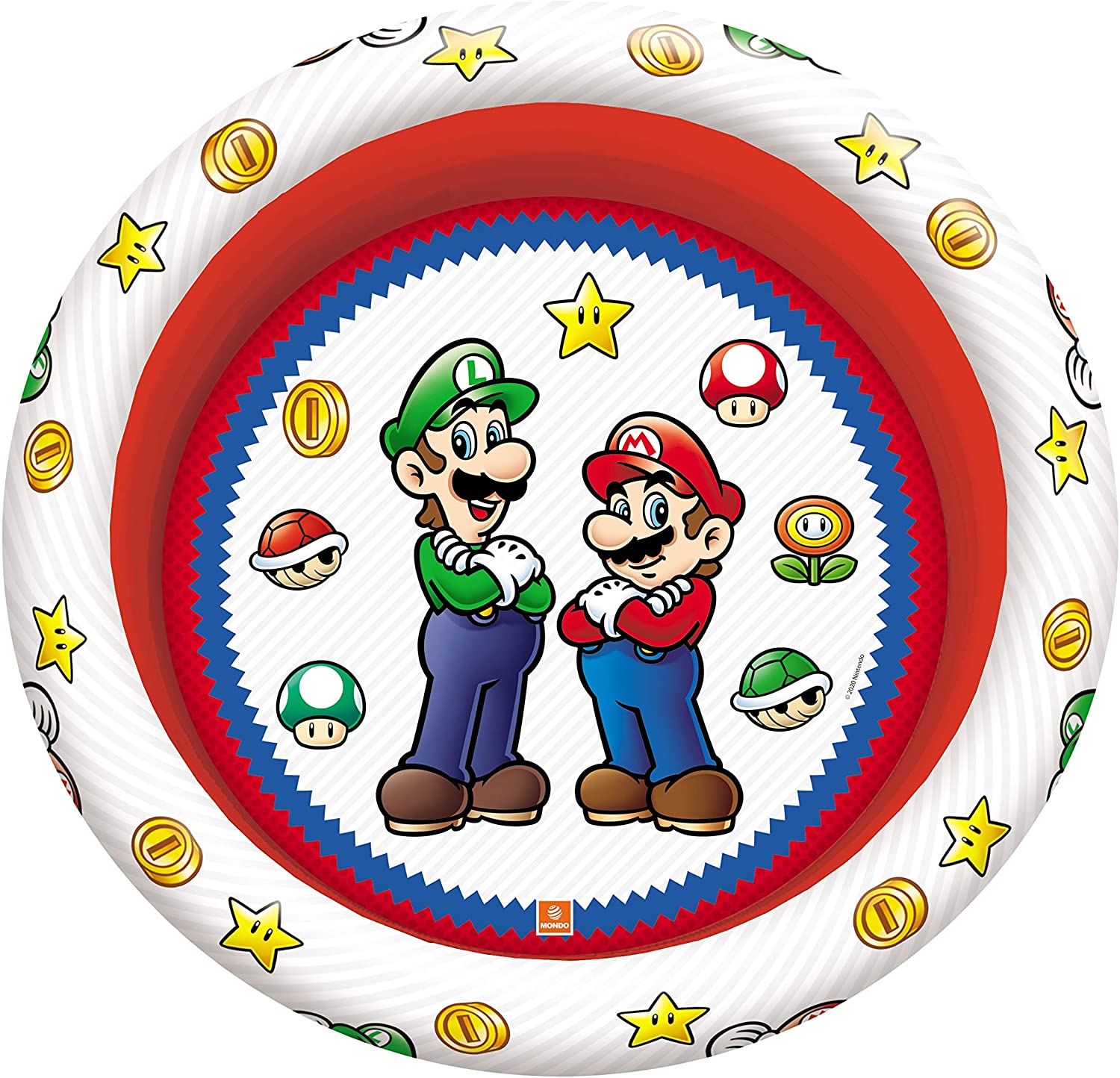 G0038415 - Infraditi e Ciabatte - the cartoon world - Piscina Gonfiabile  per Bambini 3 Anelli - SUPER MARIO BROS