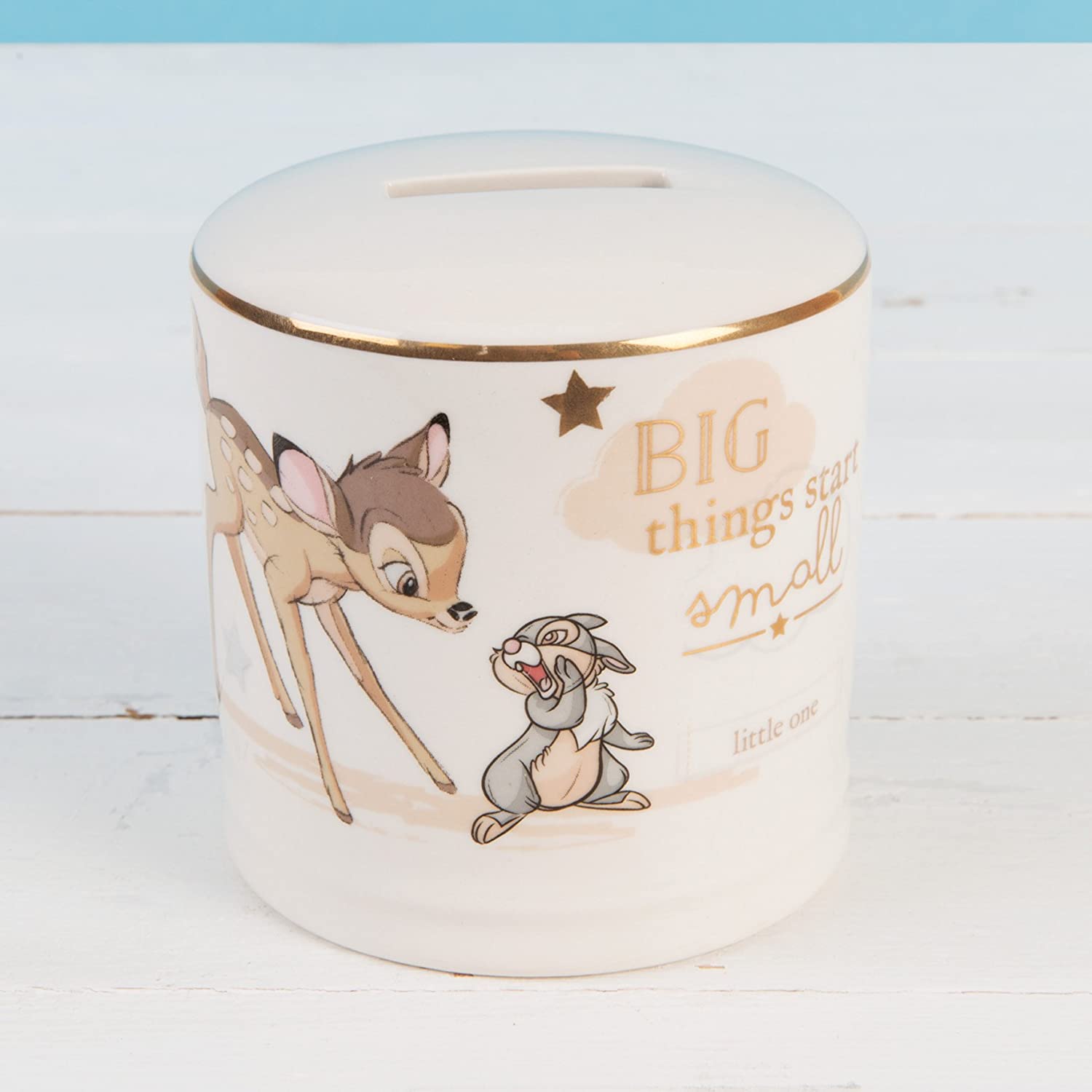 SALVADANAIO Salvadenari in CERAMICA - DISNEY BAMBI e TIPPETE