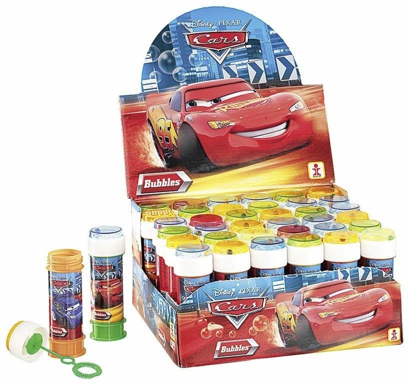 36 Soap Bubbles Disney Cars, Multicolored, 60 mL 36 Soap Bubbles Disney Cars, Multicolored, 60 mL