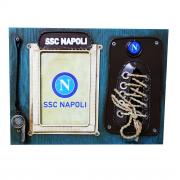 CORNICE PORTAFOTO in LEGNO e METALLO - SSC NAPOLI