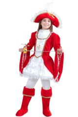 Costume Di Carnevale Bambino/a Da Lady Moschettiere Di Pegasus