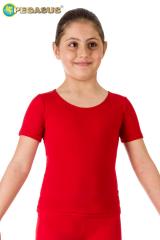 Maglietta Lycra Mezza Manica Rosso