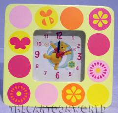 RELOJ / ALARMA reloj de Madera de DISNEY WINNIE THE POOH