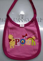 Bavaglio Bavetta ORIGINALE Disney - WINNIE THE POOH - fuxsia