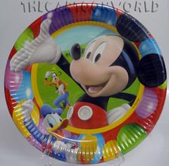 ADDOBBI Compleanno Festa Piatti DISNEY TOPOLINO 23cm