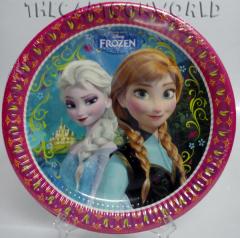 DECORACIONES de la Fiesta de Cumpleaños de Placas, DISNEY FROZEN Anna Elsa 23 cm