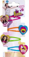 FERMACAPELLI FERMATRECCINE a CLIP 4 pezzi DISNEY - SOY LUNA