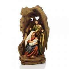 ADDOBBI NATALIZI - PRESEPE - SACRA FAMIGLIA con LUCI