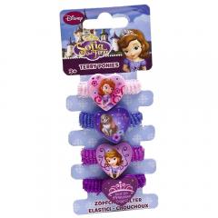 CABELLO FERMATRECCINE ELÁSTICO de 4 piezas DISNEY Princesa SOFÍA