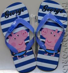 Chanclas, Zapatillas de Mar DISNEY GEORGE PIG en varios tamaños
