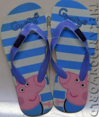 Flip flops Slippers Sea DISNEY GEORGE PIG in various sizes