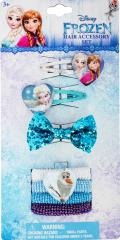 FERMACAPELLI FERMATRECCINE ELASTICI 7 pezzi DISNEY FROZEN Elsa e Anna