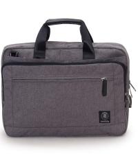 Borsa Ufficio INVICTA - GRIGIA - Porta PC fino a 15.6'' - Tracolla - Uomo Donna