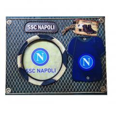 PHOTO FRAME in WOOD and METAL - SSC NAPOLI at