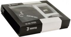 Kit del tifoso JUVENTUS  Tracolla - portafoglio velcro - portachiavi da collo