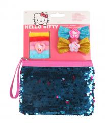 SET FERMACAPELLI e BORSETTA Con PAJETS - HELLO KITTY